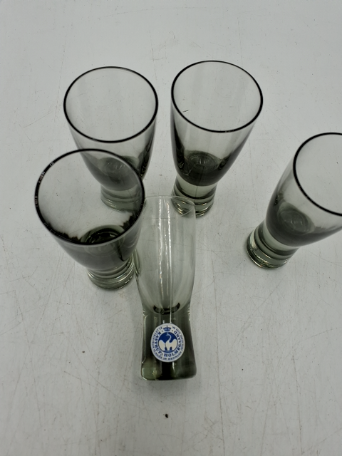 5 stk. snapsglas holmegaard