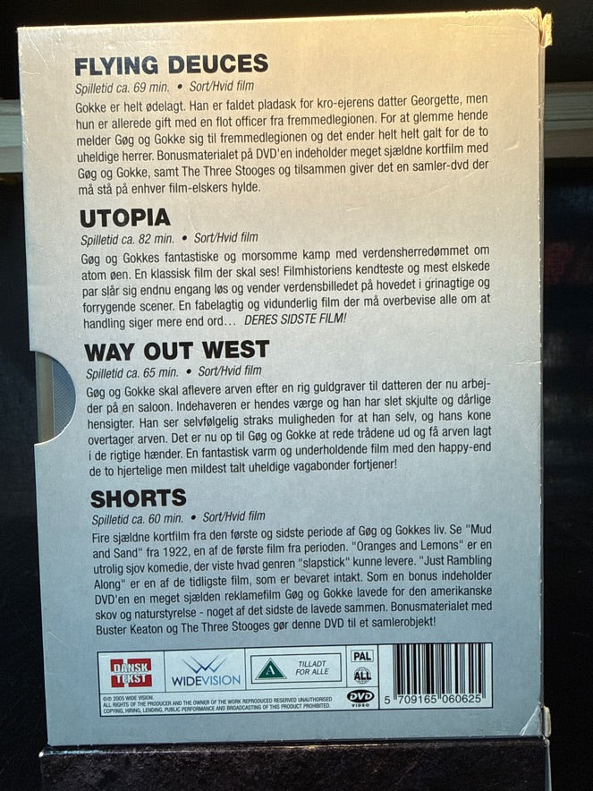 DVD - Gøg og Gokke 4 dvd bokssæt