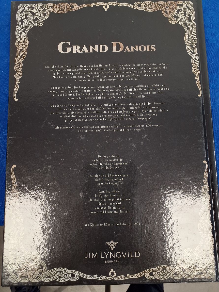 Jim lyngvild. GRAND DANOIS. Bogen er signeret