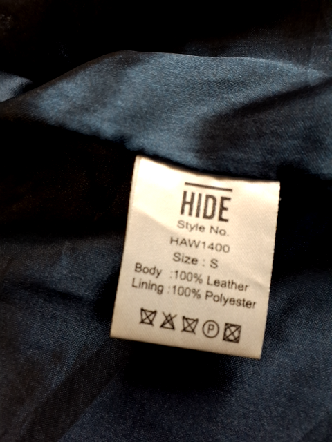 Hide Skind Jakke