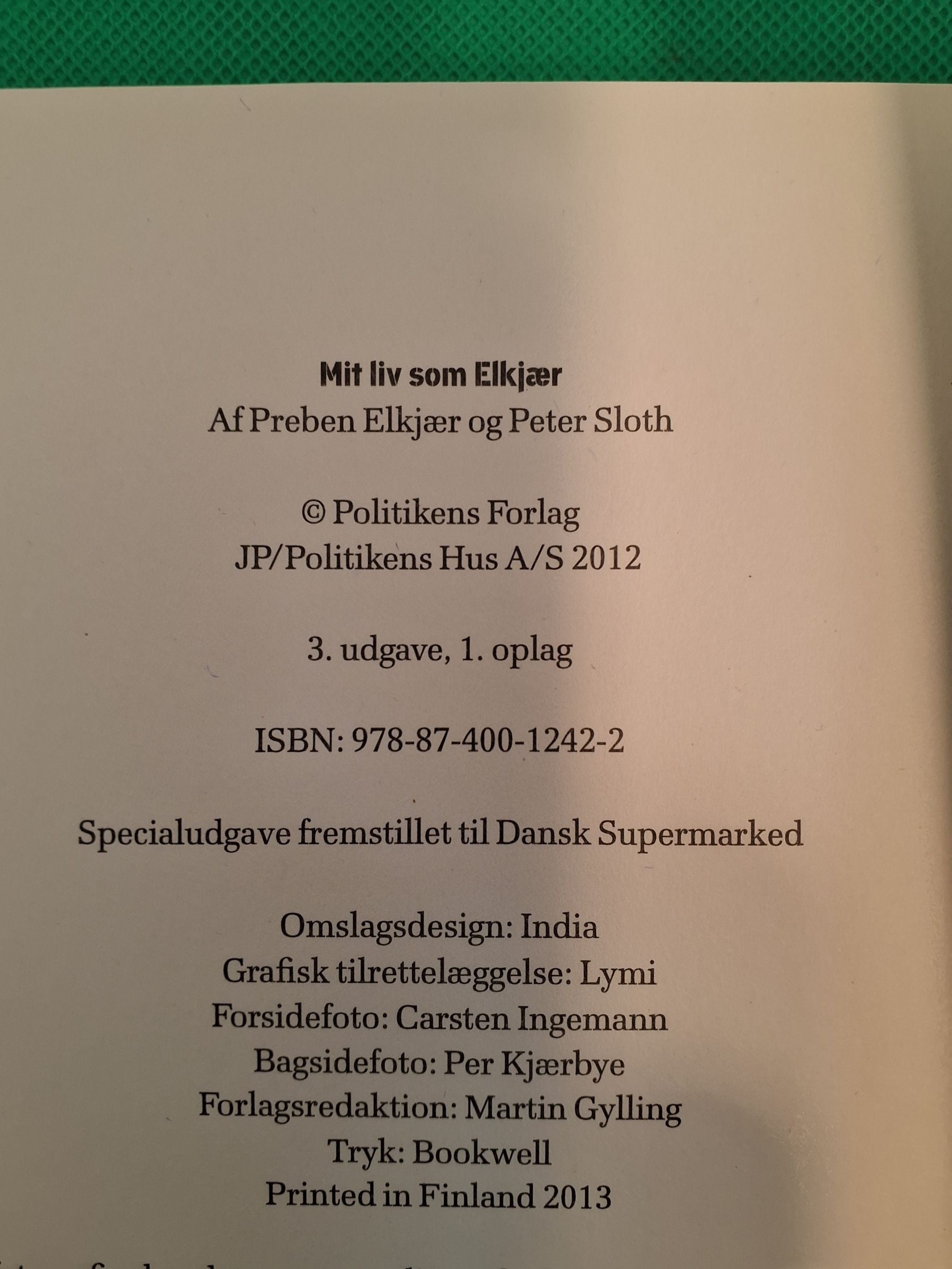 Mit liv som Elkjær, Preben Elkjær