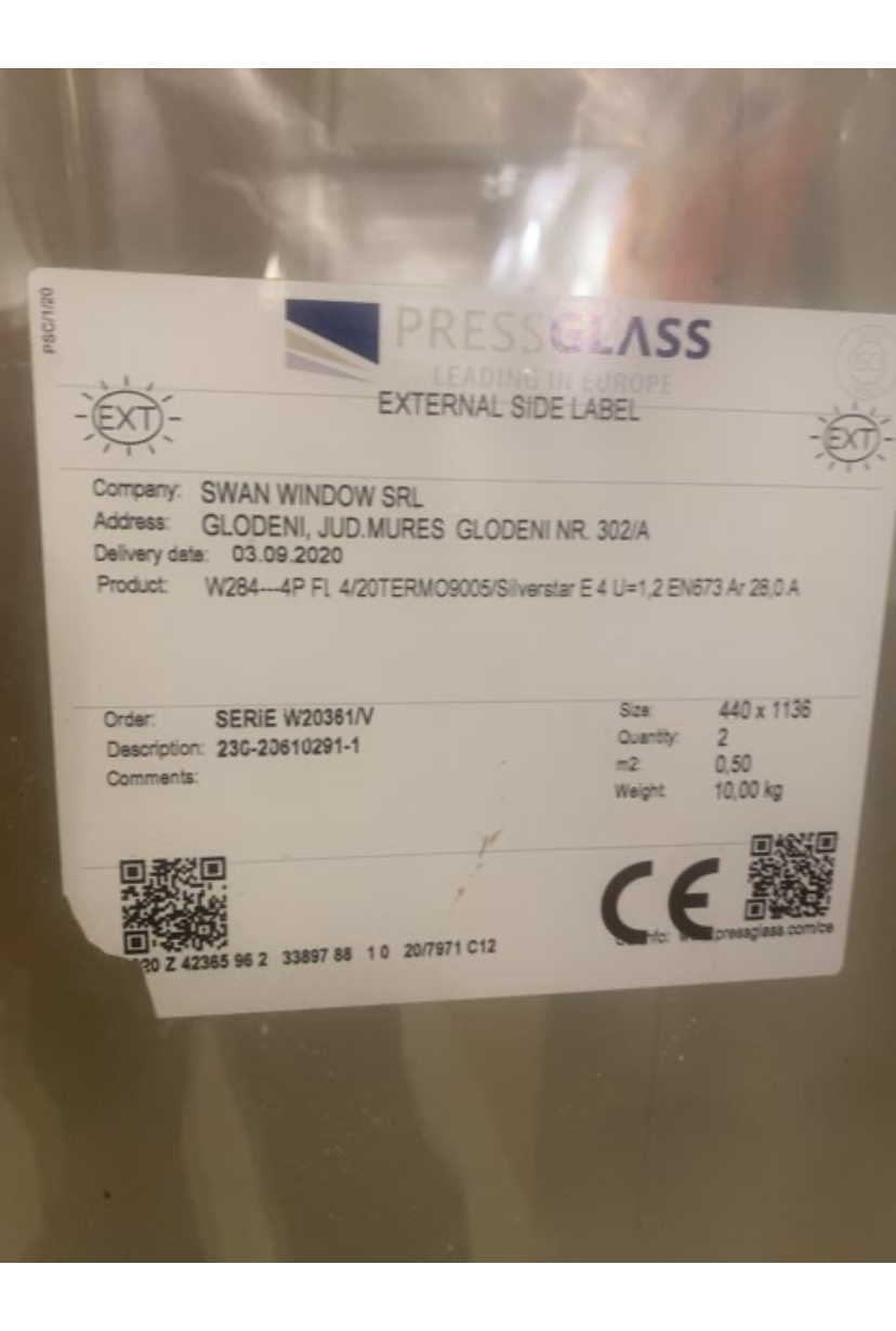 Termo vinduer med energi glas