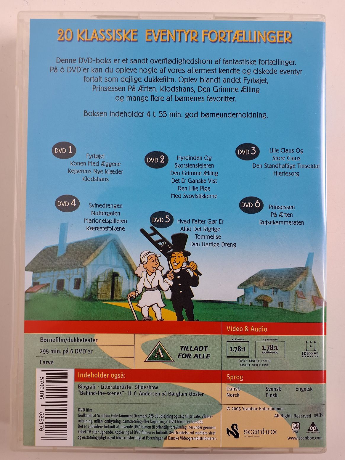 Dvd Klassiske eventyr fortællinger