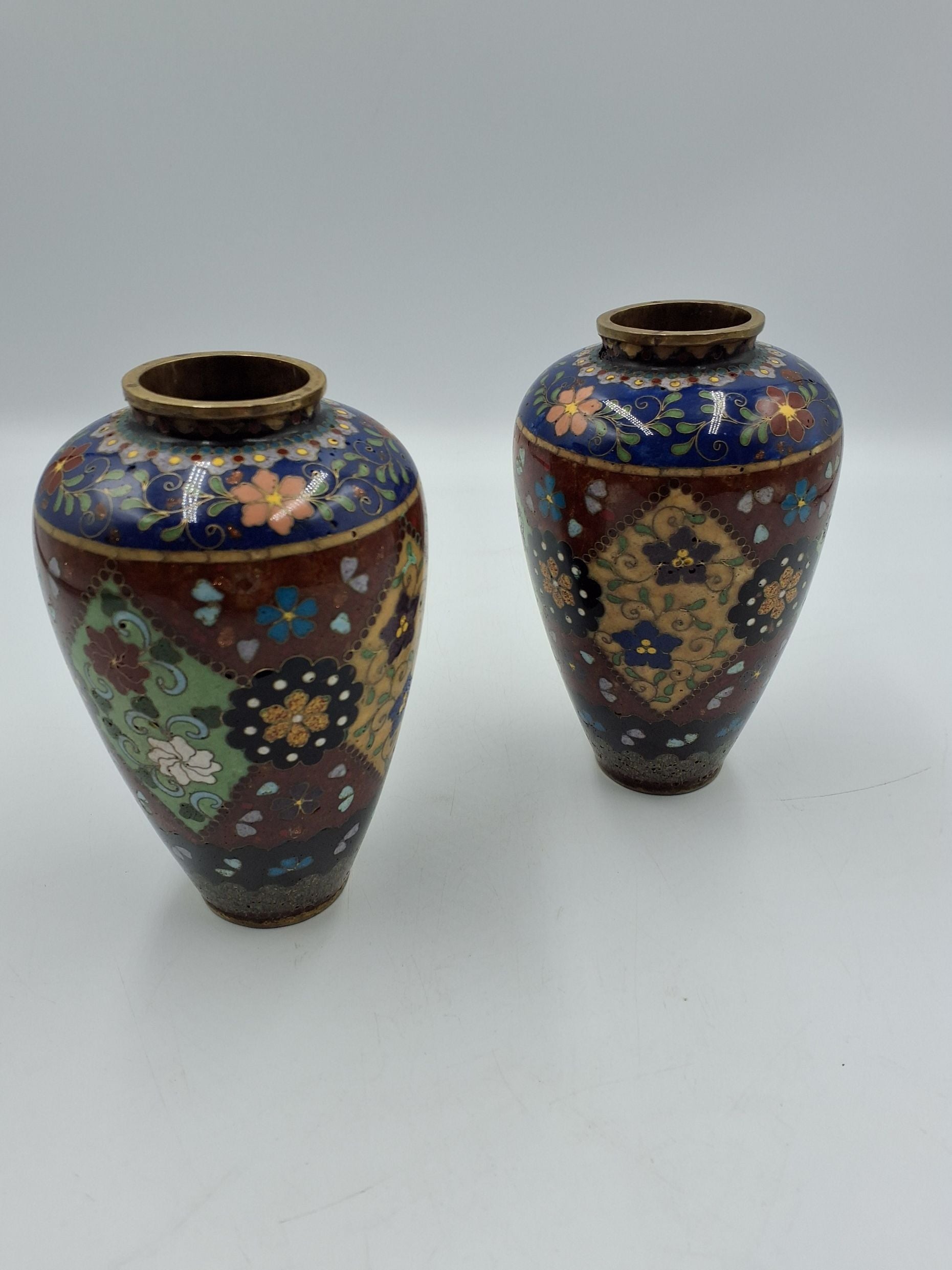 Asiatiske Cloisonne vaser par