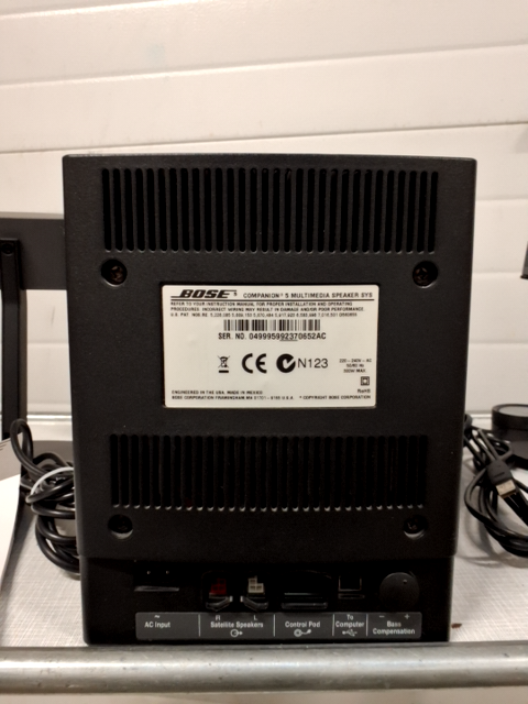 Bose computer højtaler system