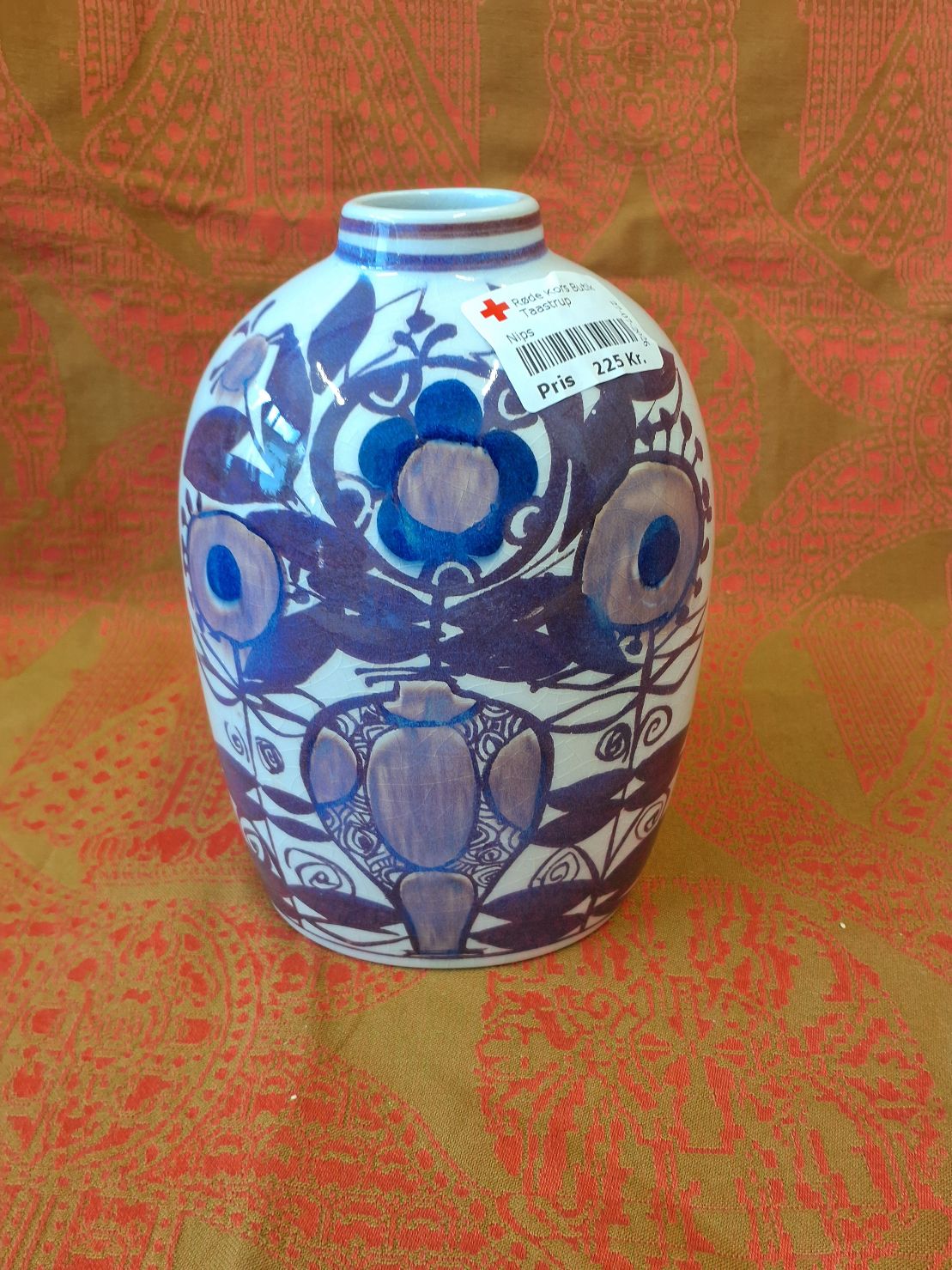 Royal Copenhagen Aluminia Tenera vase