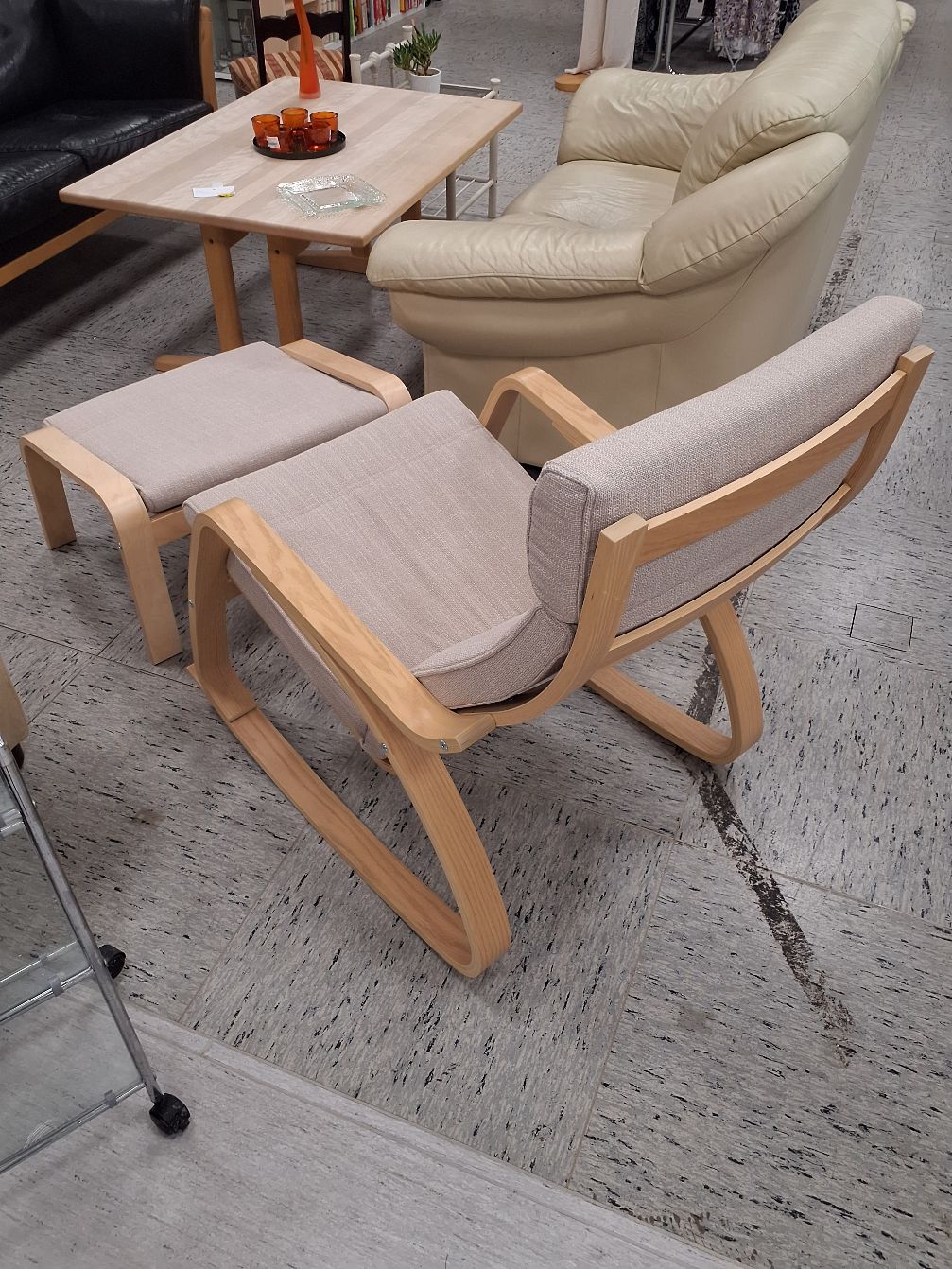 Ikea Poäng lænestol & skammel