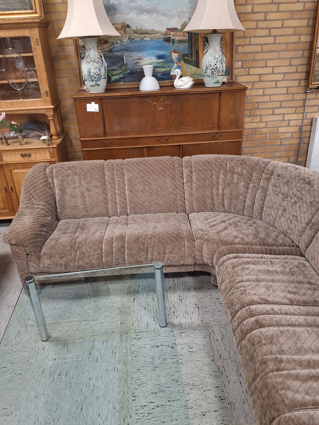 Brun Hjørnesofa