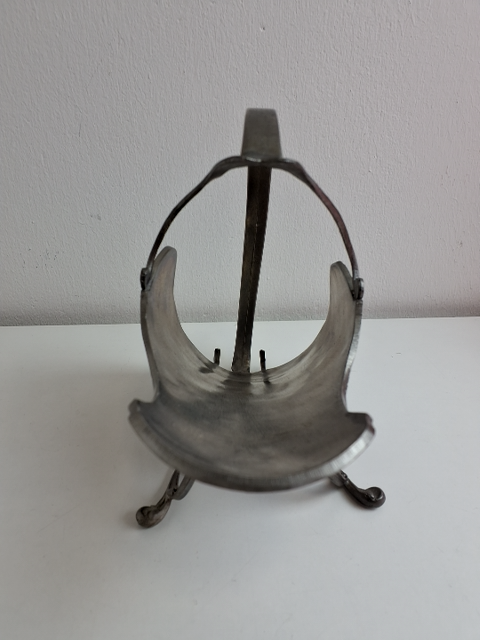 Antik vinholder af tin