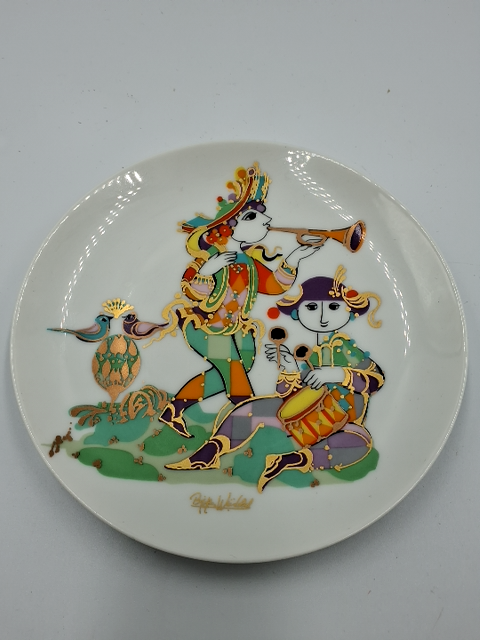 3 Bjørn Wiinblad platter