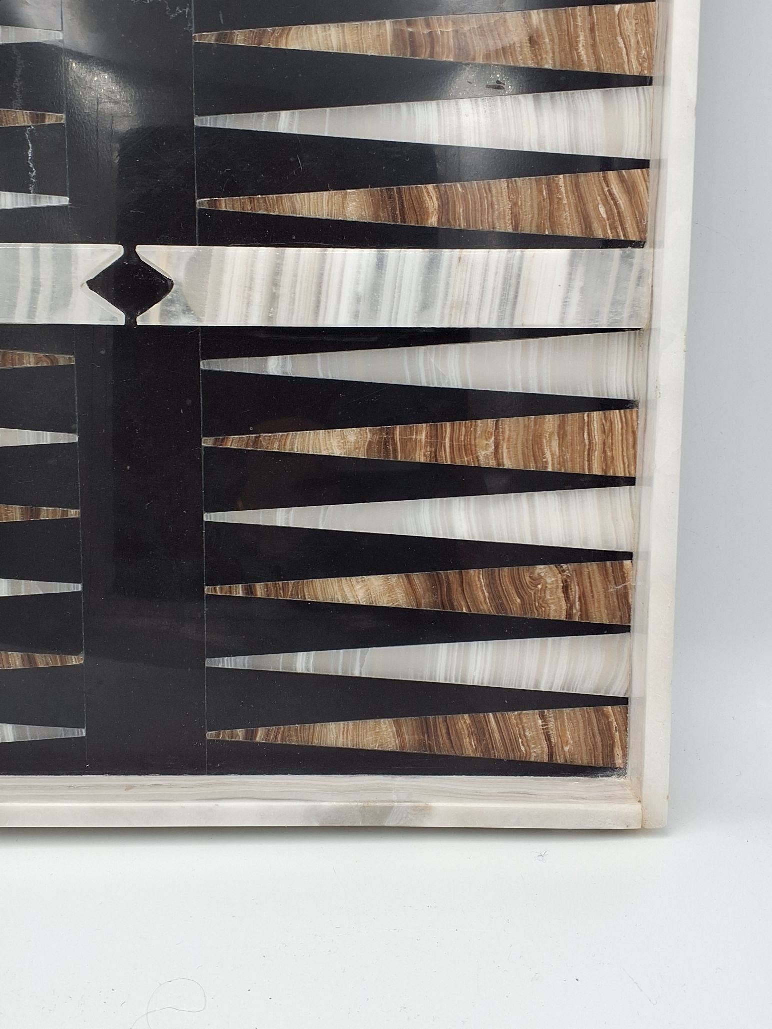 Marmor backgammon/skak
