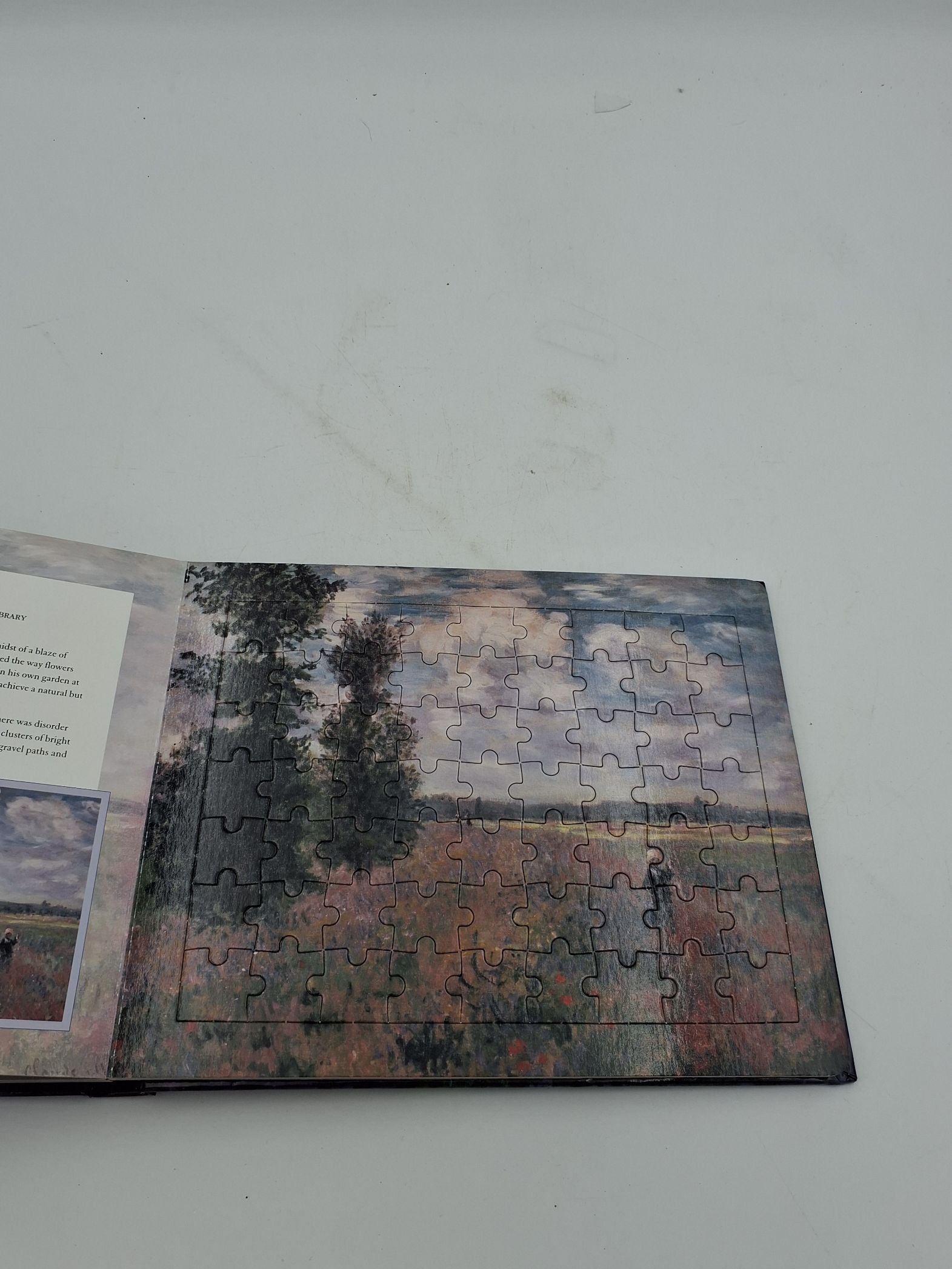 Claude Monet puslespil med 6 spil