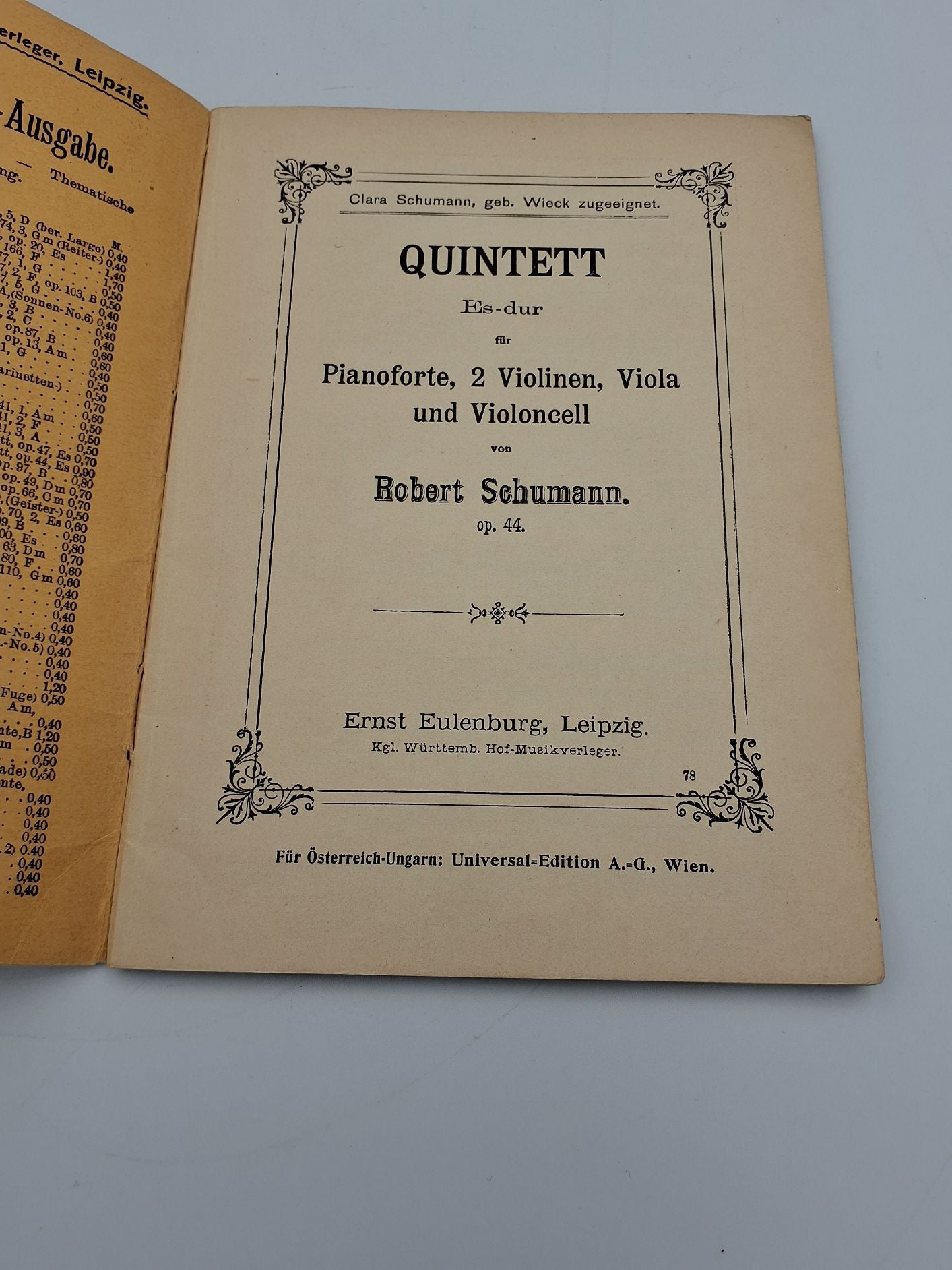 Bog: Partitur Schumann