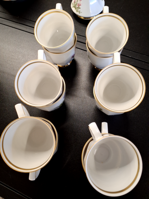 Svaneholm Flores Verni kaffestel