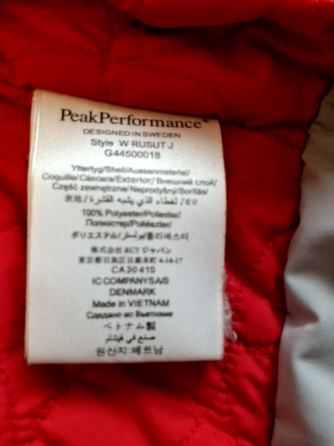 Peak Performance skiJakke