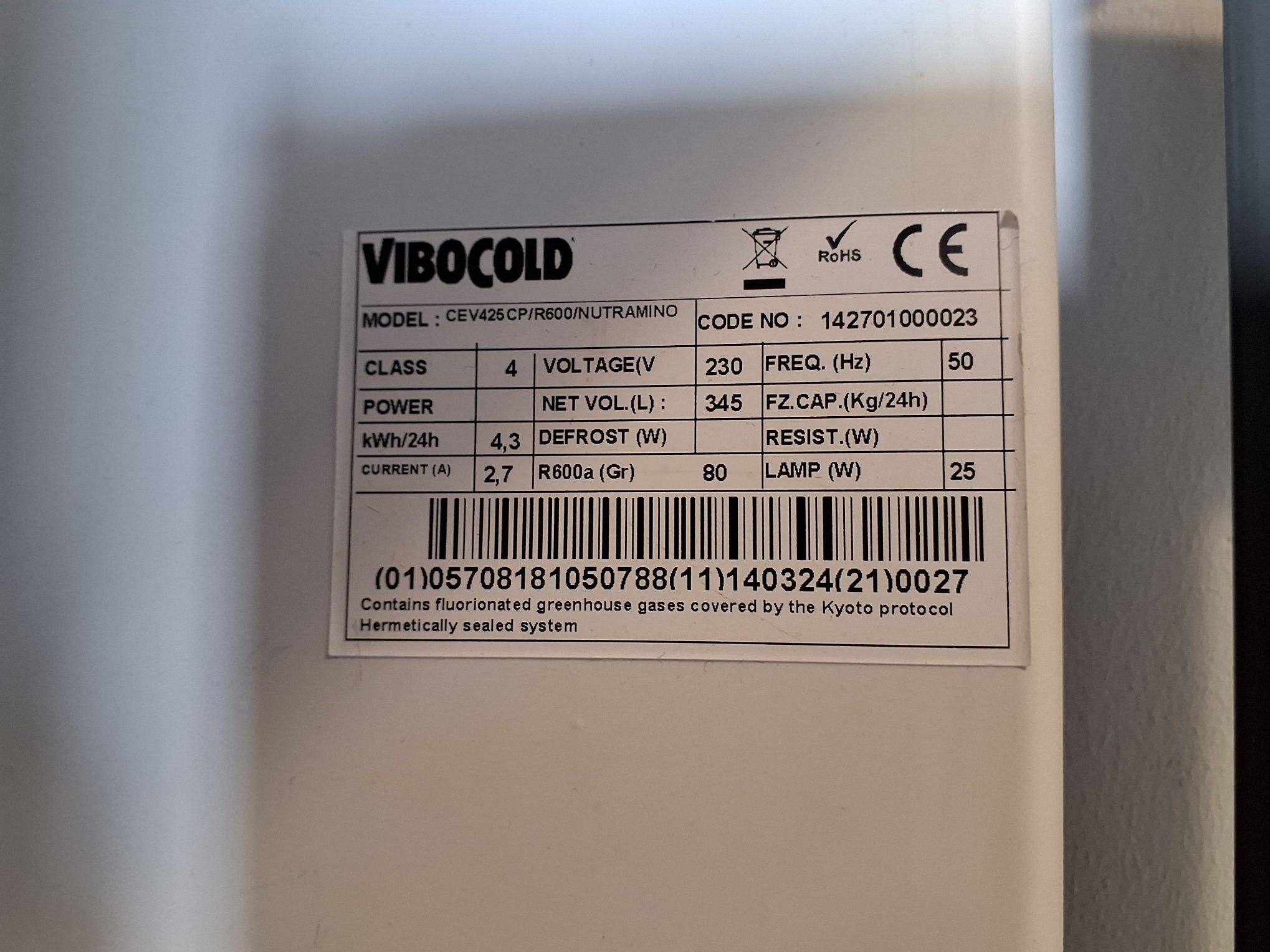 Vibocold displaykøler