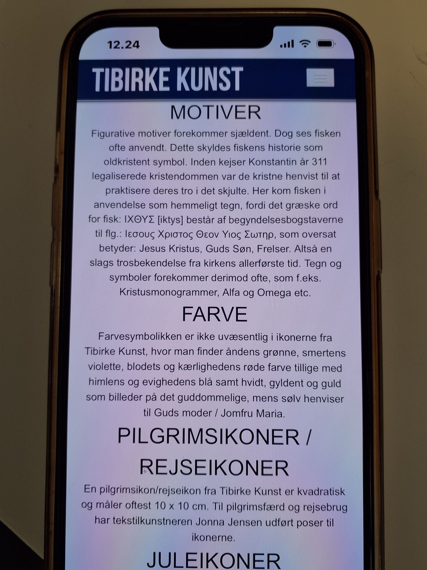 Moderne fortolket ikon af Eva Muller