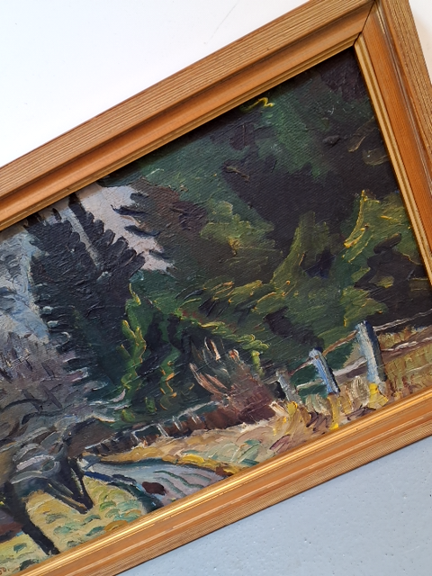 Skov maleri, Ejvind Olesen
