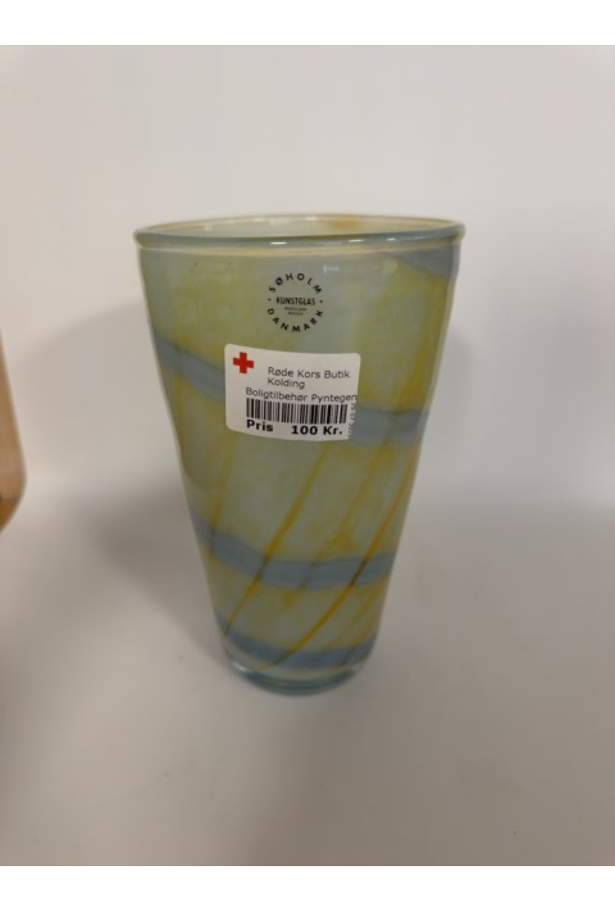 Vase "Søholm kunstglas"