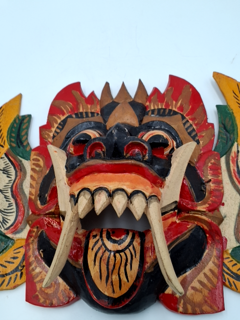 Træmaske - Barong - mytologisk skabning