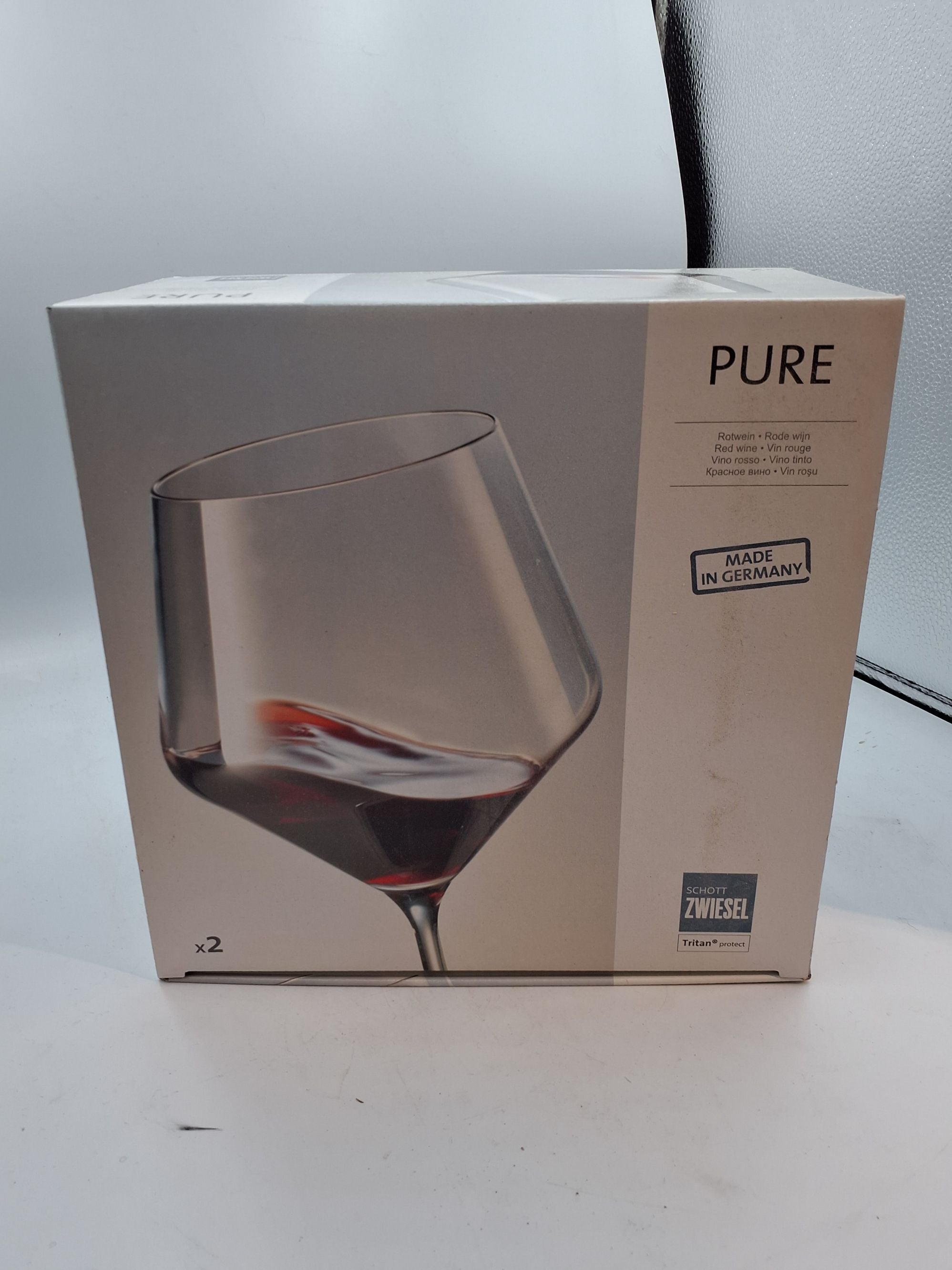 1 kasse Rødvin glas