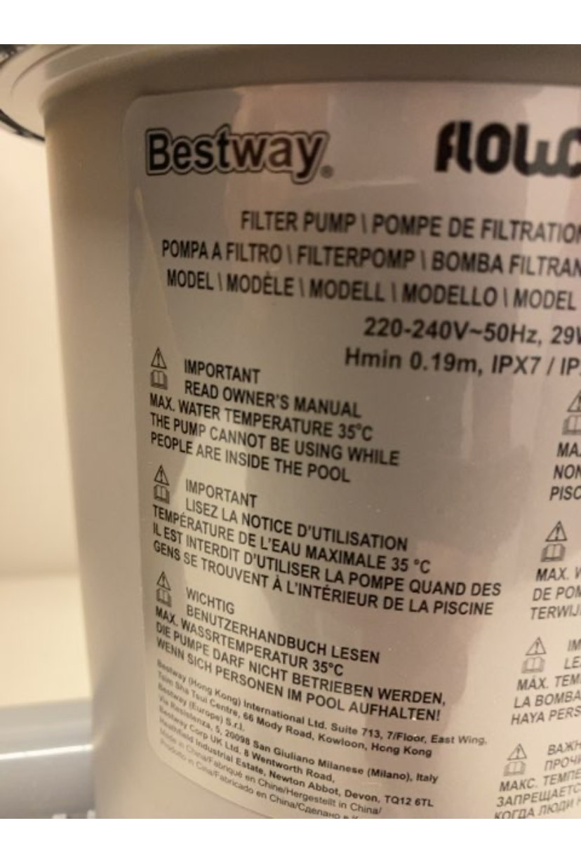 BESTWAY filterpumpe