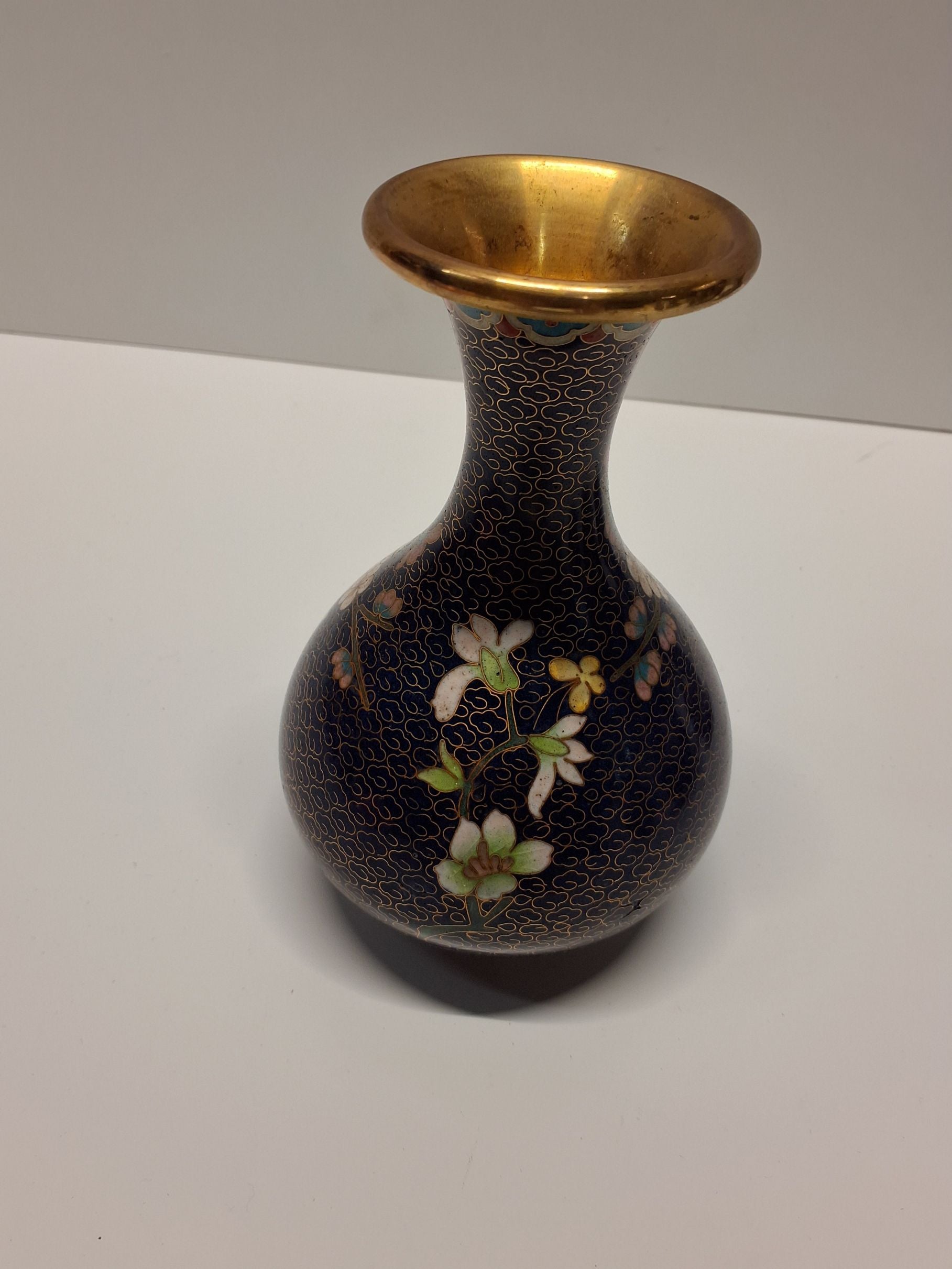 Kinesisk cloisonne vase