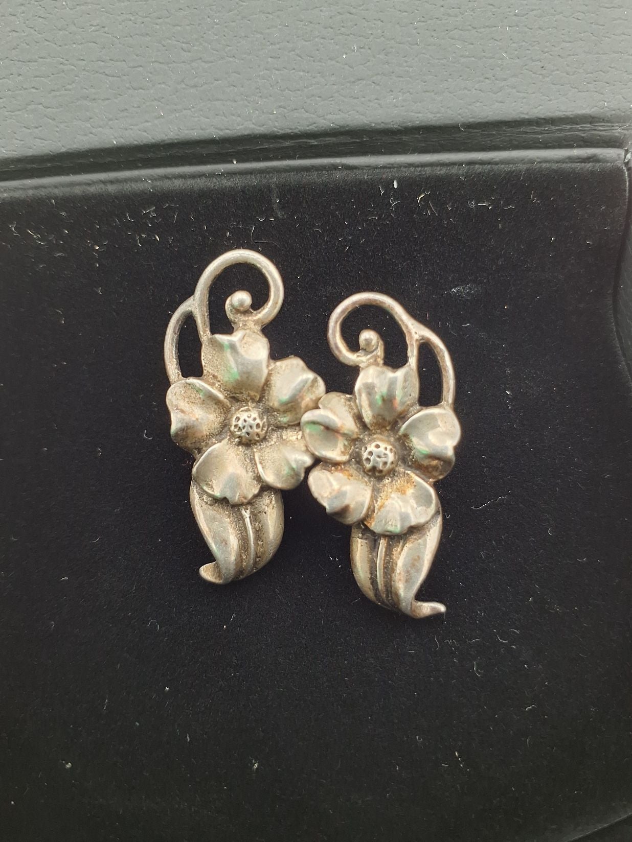 Art deco vintage ørestikker