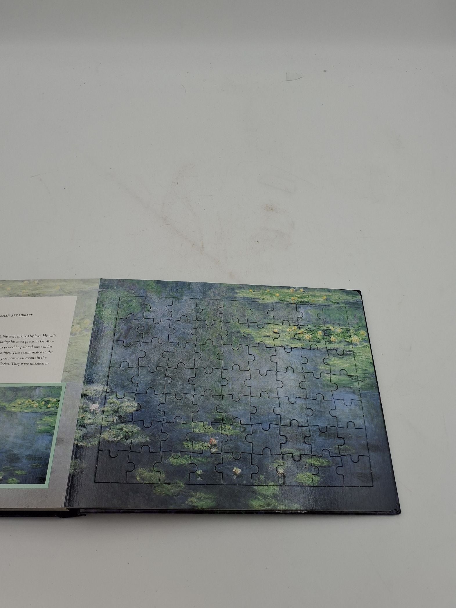 Claude Monet puslespil med 6 spil