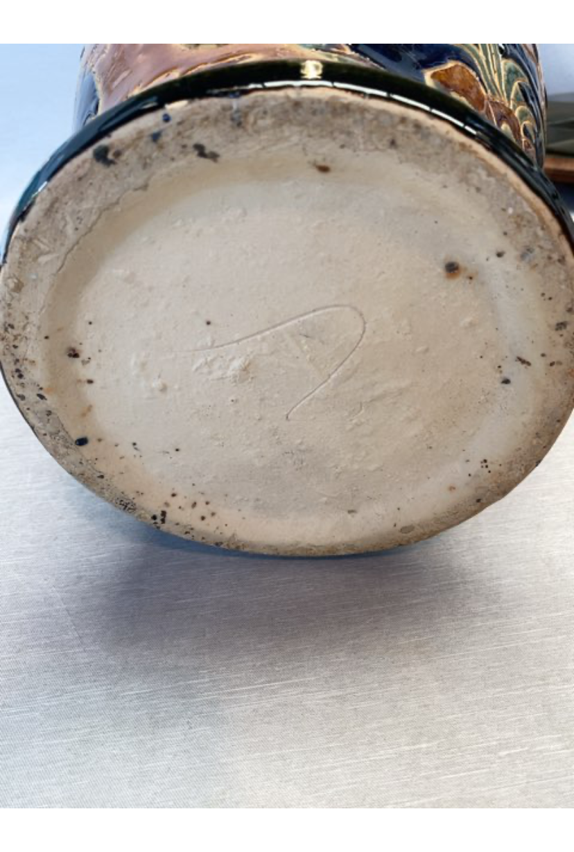 Stor smuk gulv vase