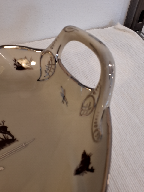 Bladformet Porcelænsfad