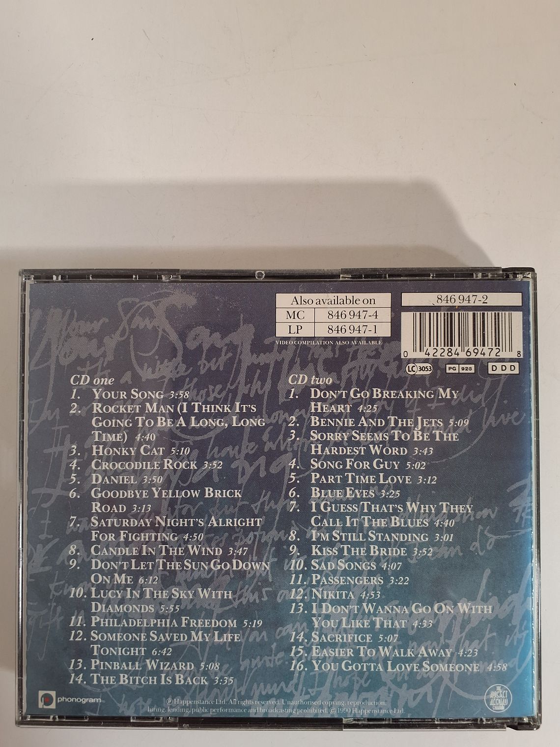 CD: Elton John, The very best of