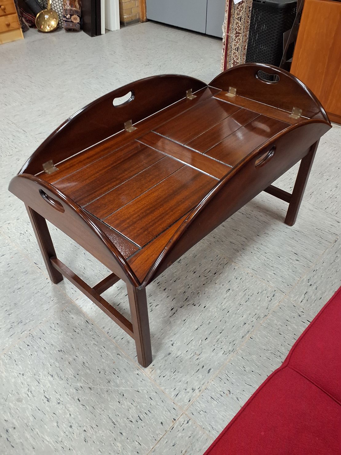 Butlerbord stort ovalt