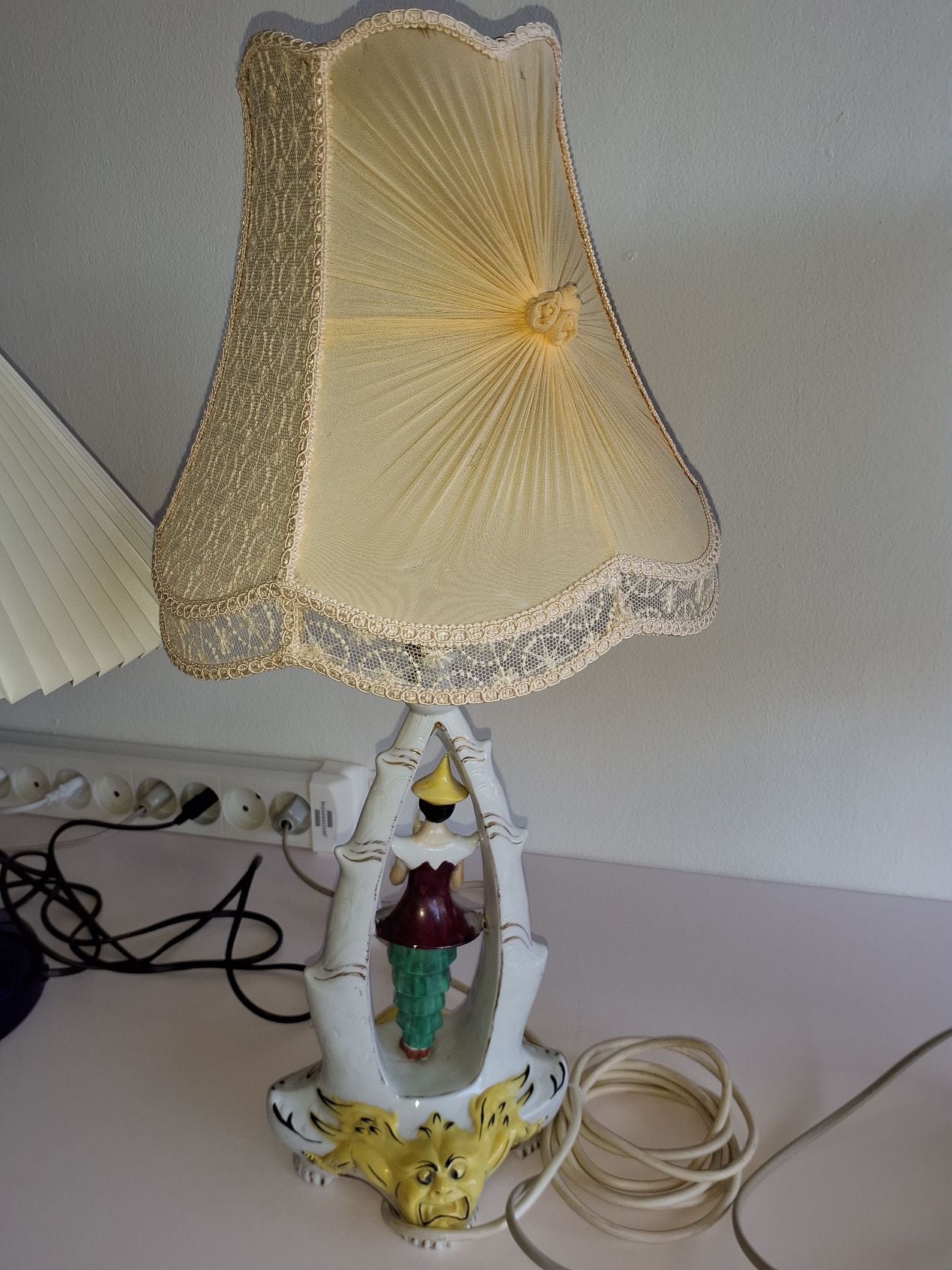 Porcelæn bordlampe