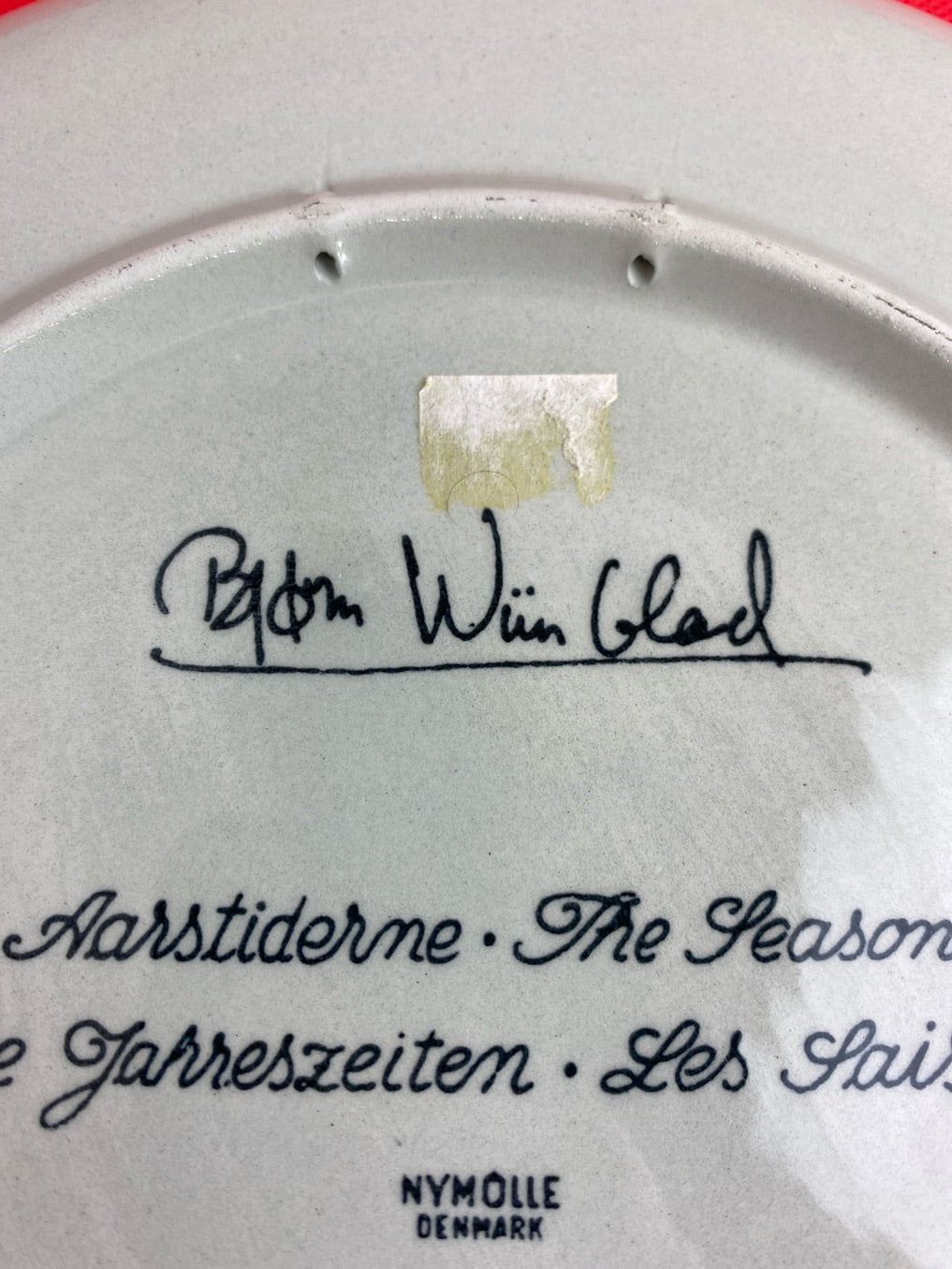 Bjørn Wiinblad platte Efterår