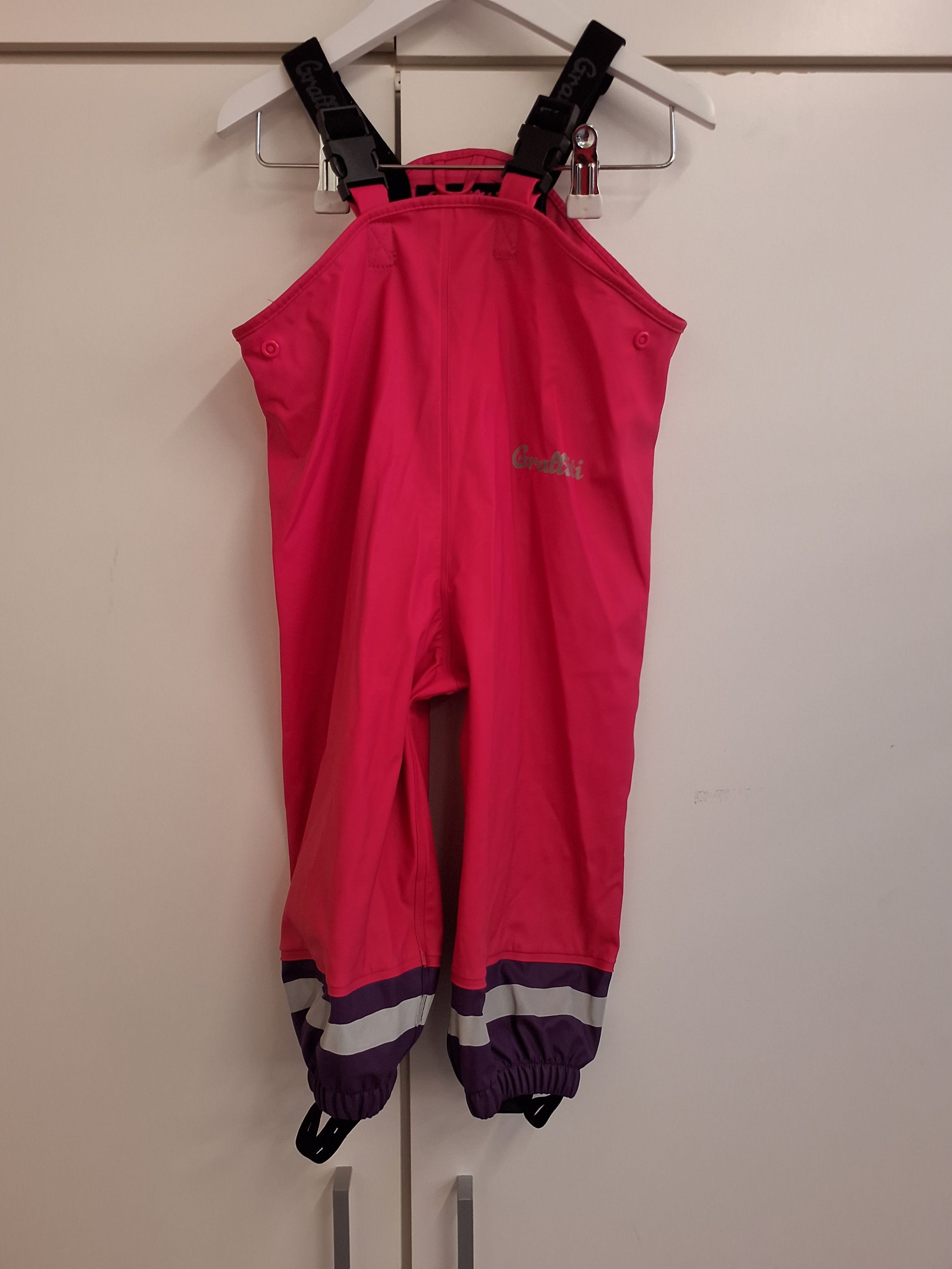 Pink regnsæt str 2/92-98