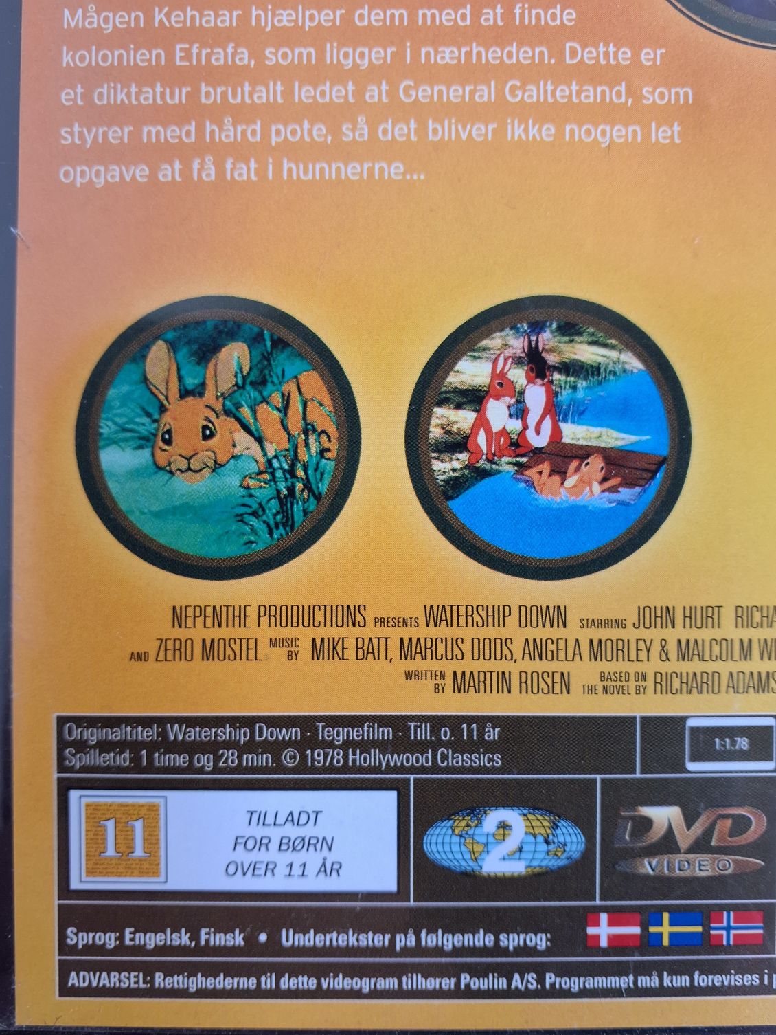 DVD: Kaninbjerget (1978)