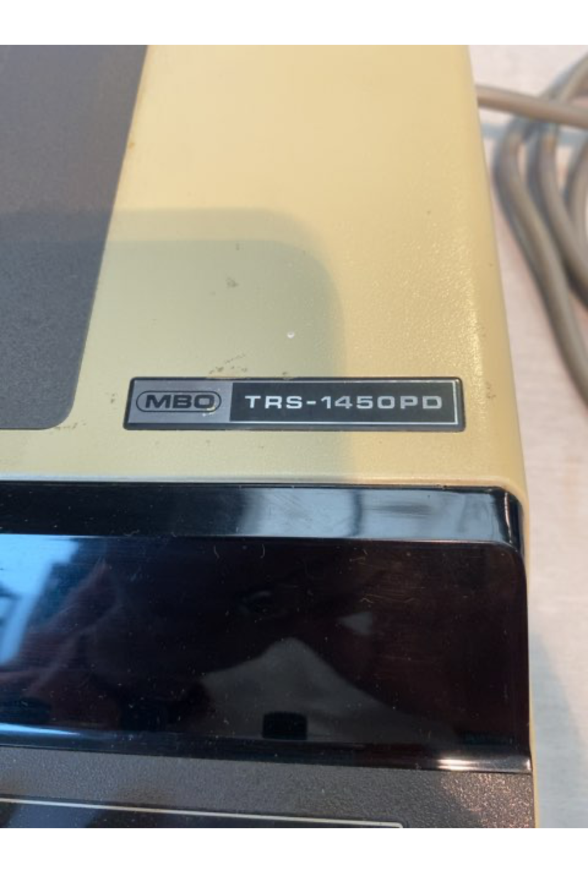 Retro regnemaskine