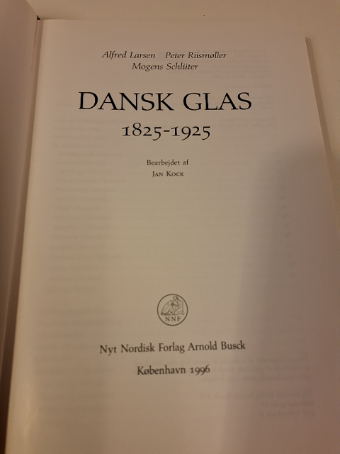 Dansk glasc1825 - 1925