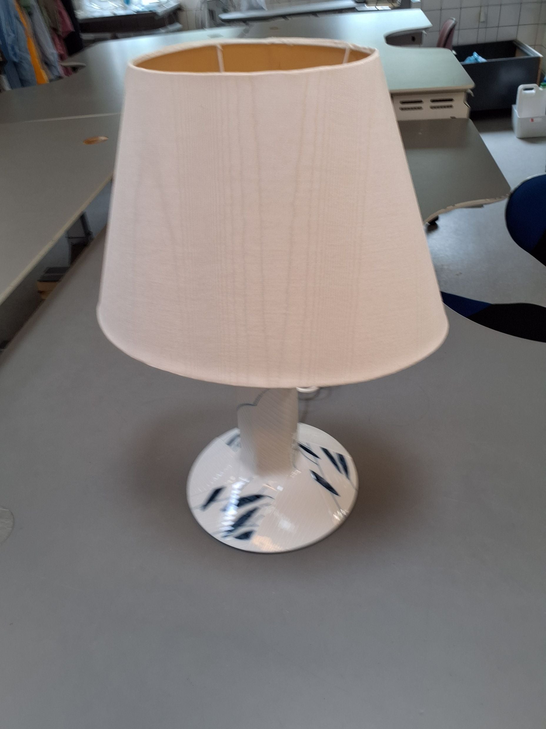 Royal Copenhagen lampe med skærm