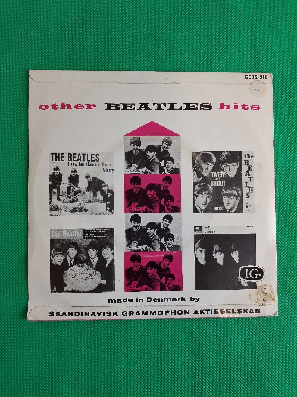 Vinyl Single med The Beatles