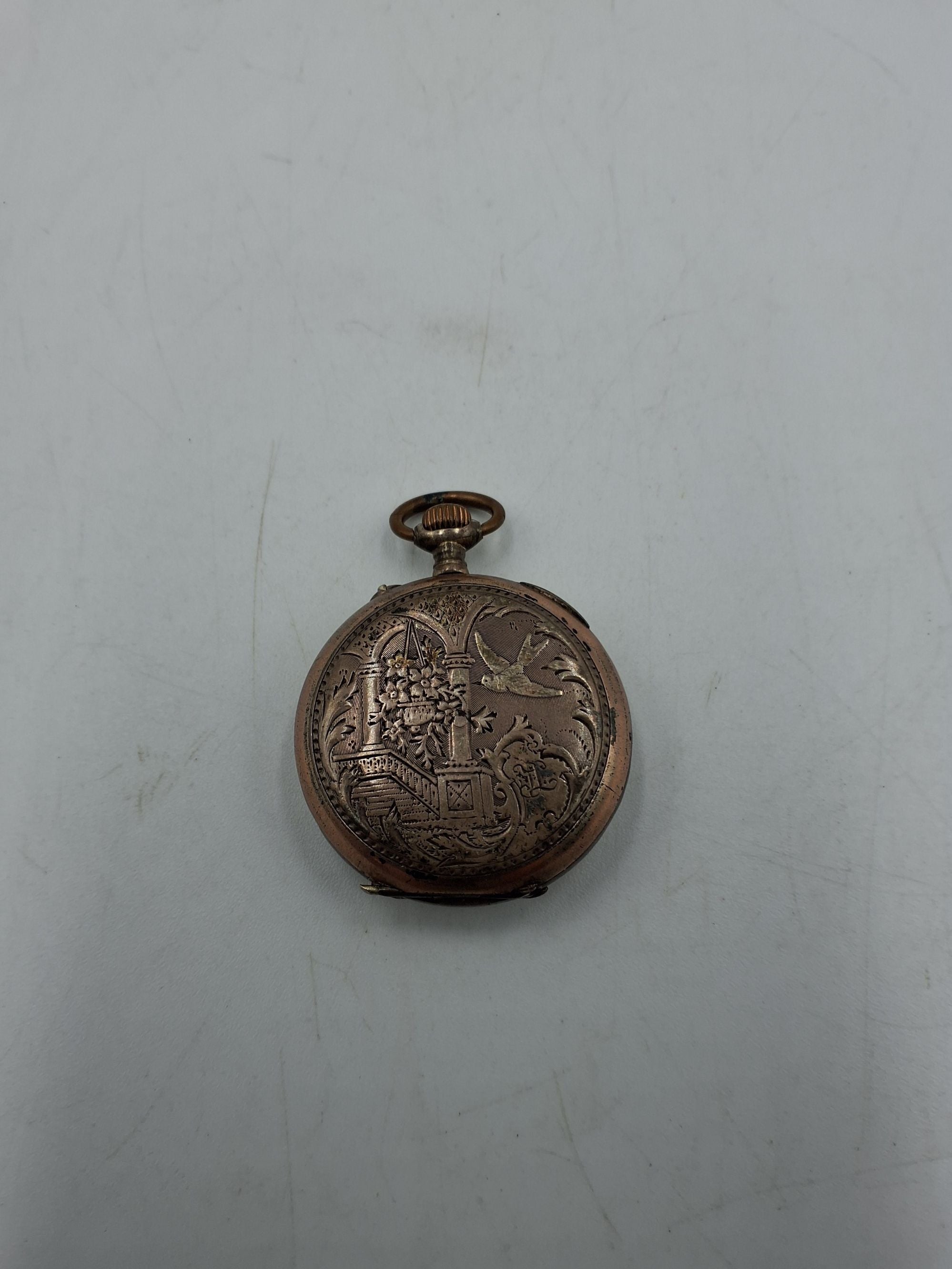 Vintage lommeur 2 delt