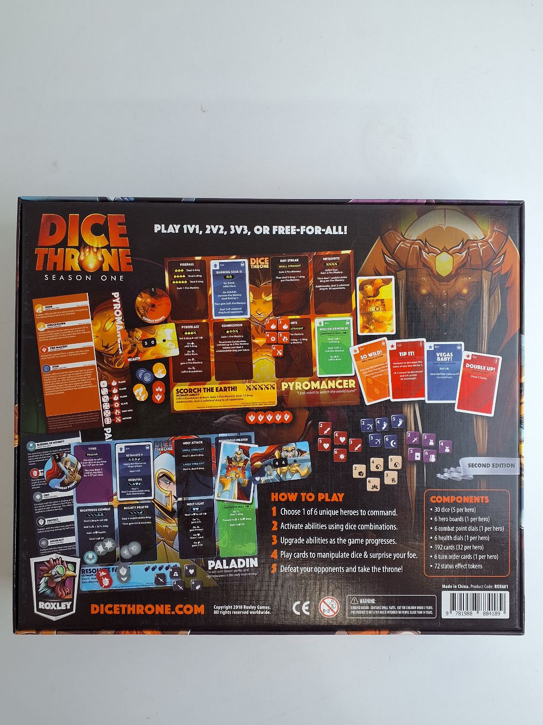 Brætspil: Dice Throne S01 Champion Edition