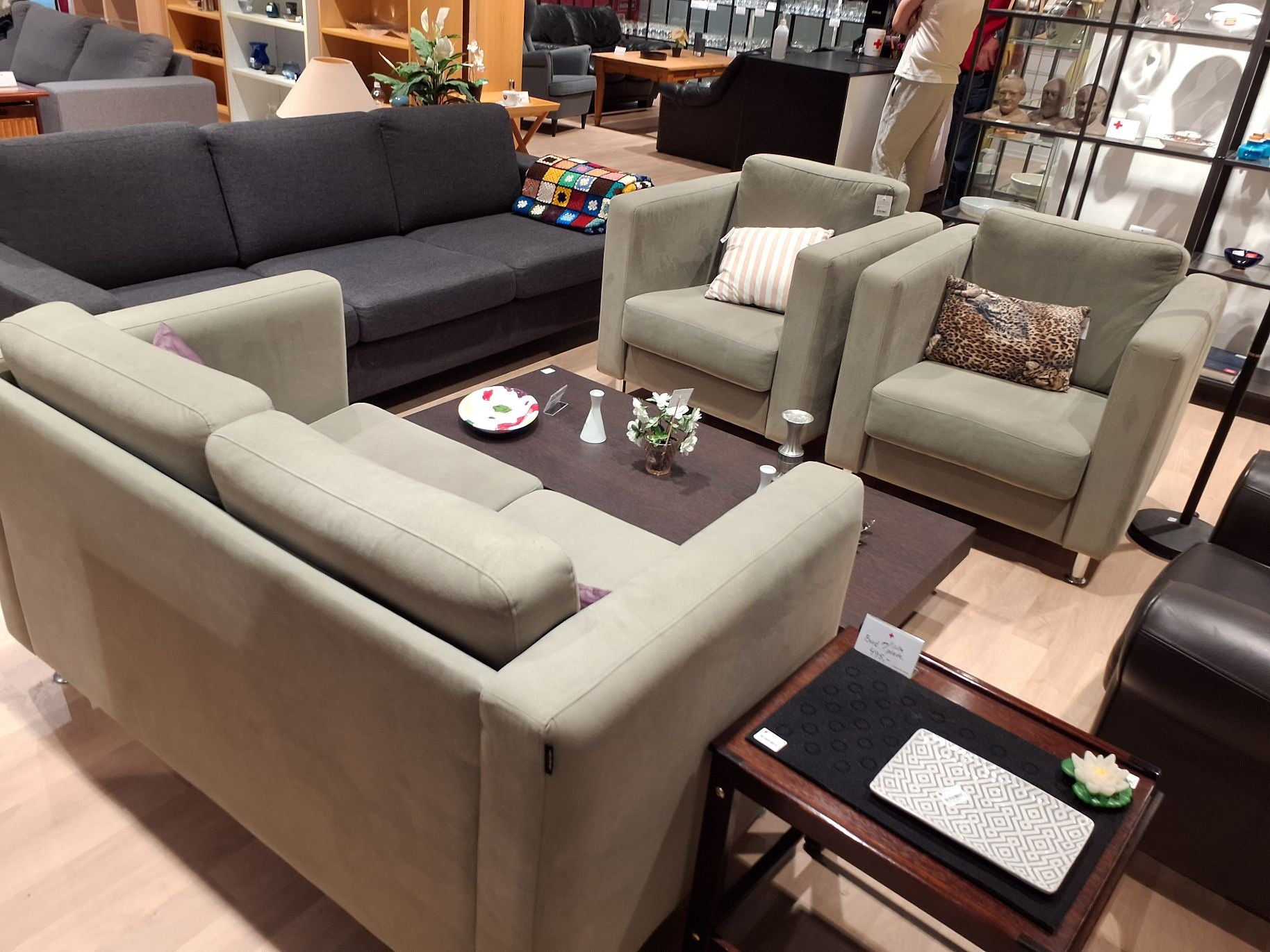 1 Sofa 2 prs og 2x1 prs fra SKALMA