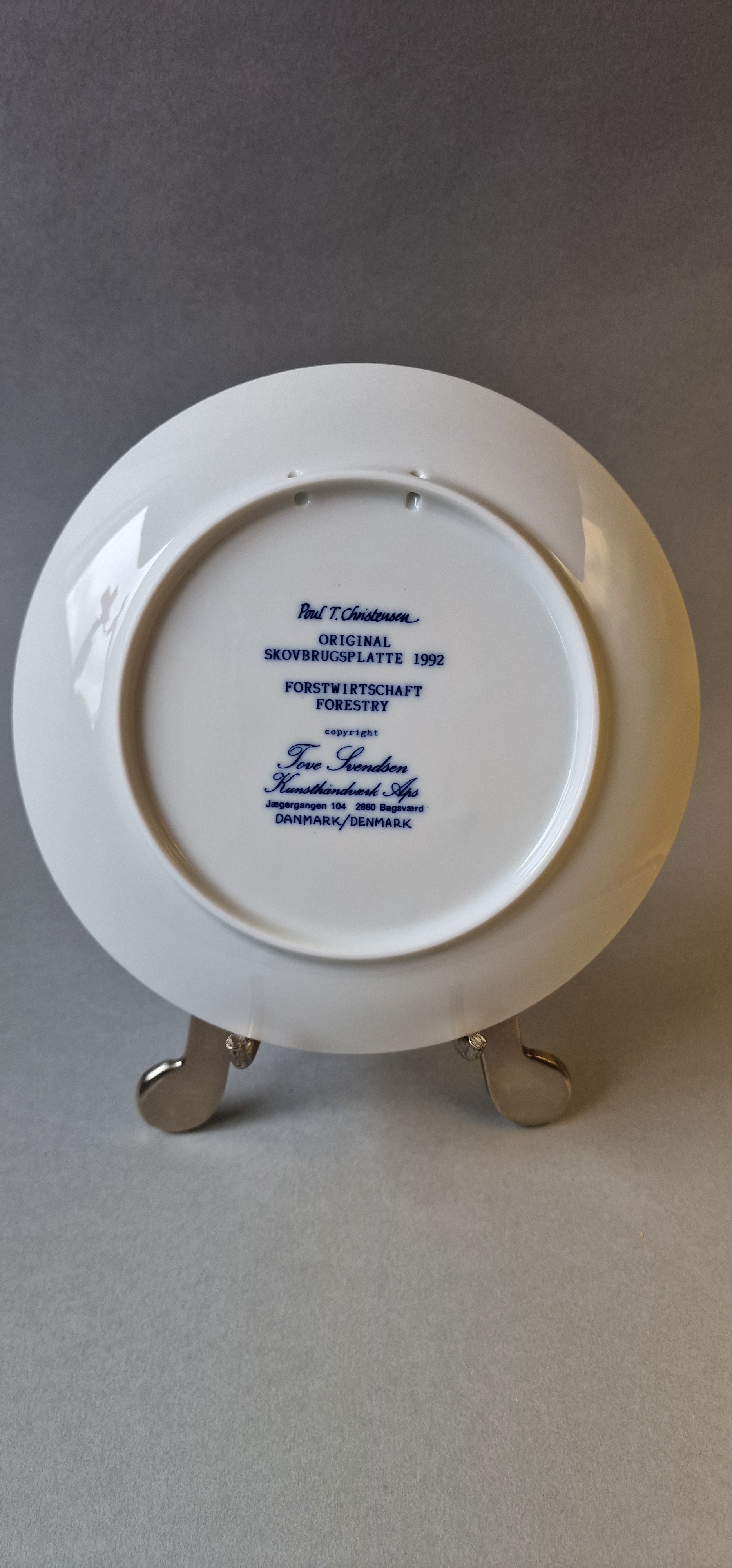 Skovbrugsplatte, Tove Svendsen, 1992