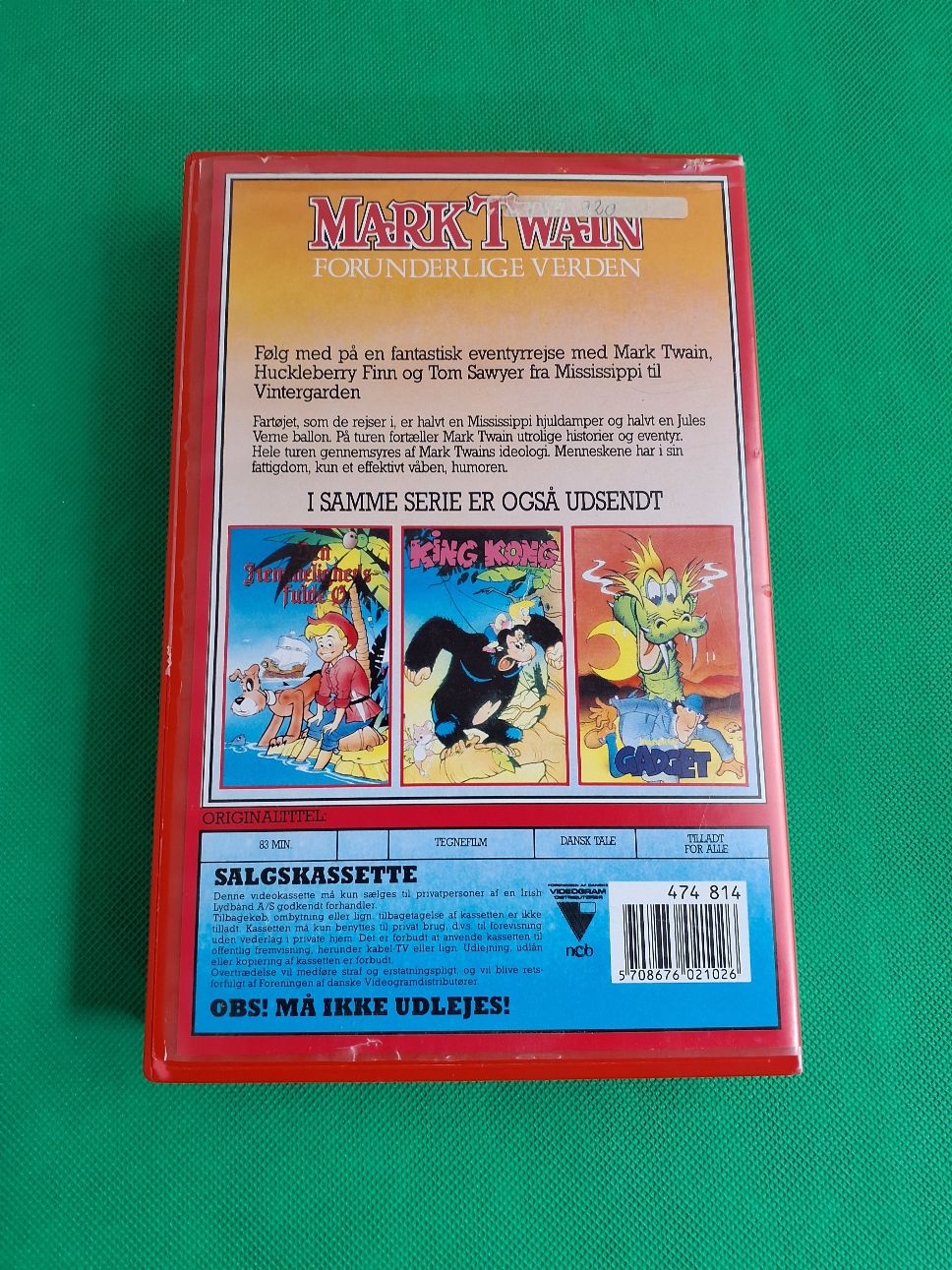 VHS. Mark Twain, forundelige verden