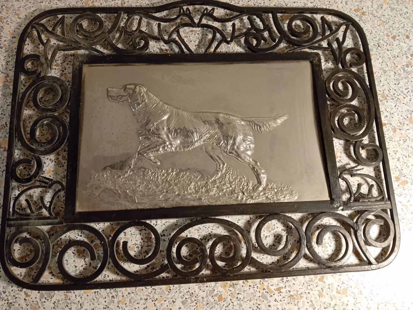 Relief mex jagtmotiv.