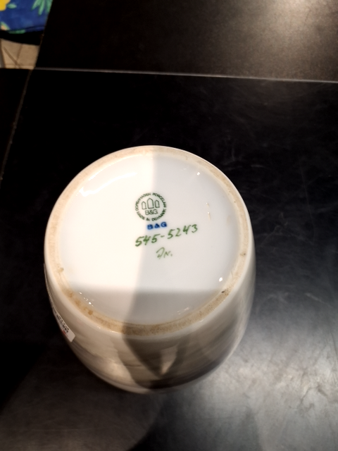 B&G landskabs vase