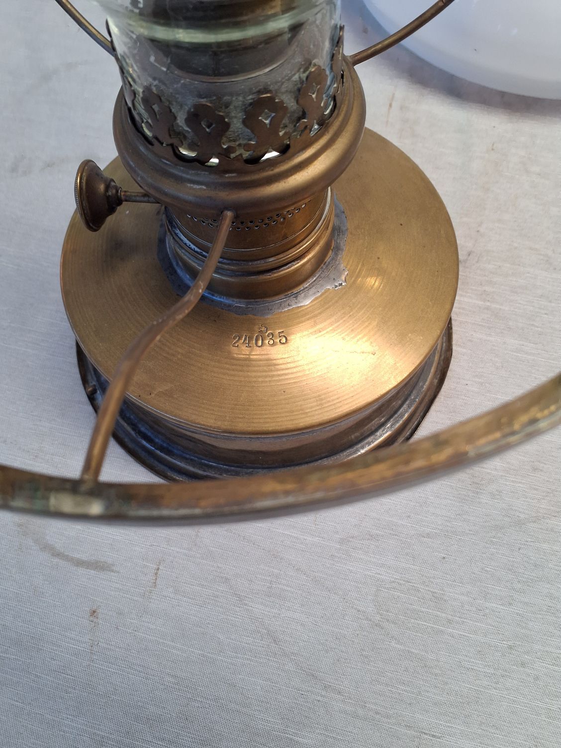 Old Danish Olie-Petroleumslampe