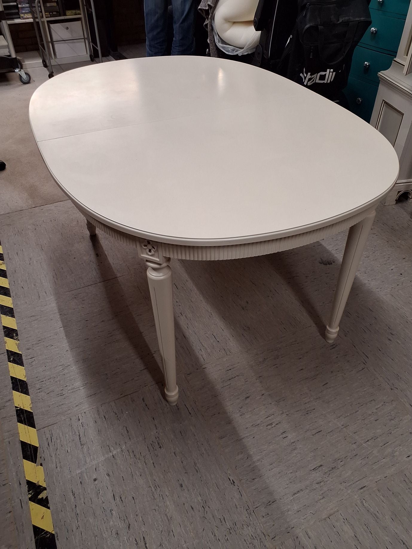 Vintage Spisebord m udtræk og stole